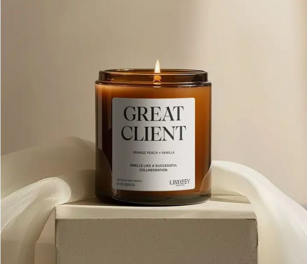 .Great Client Candle