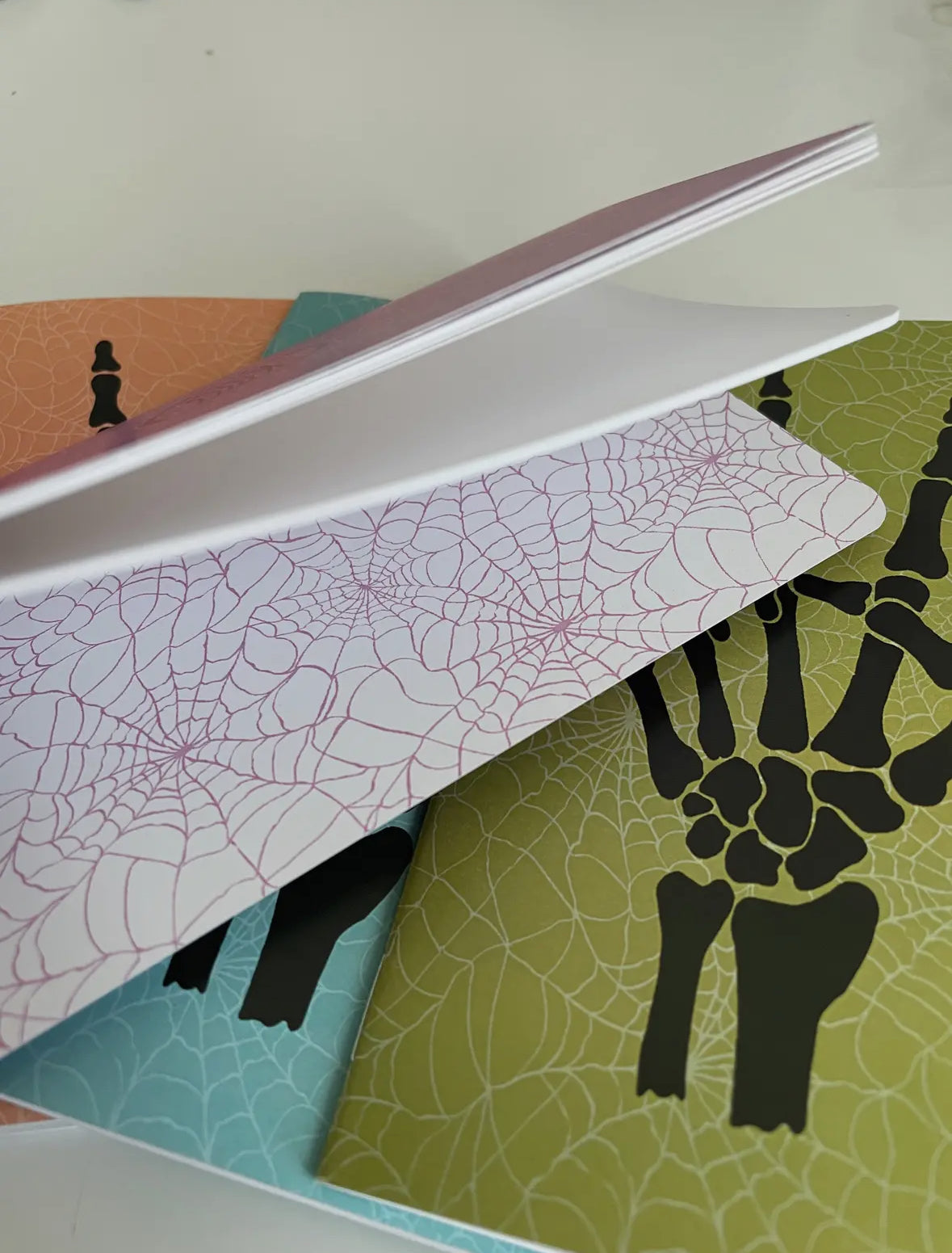 ▫️CLEARANCE: Peace Out Pocket Notebook - Skeleton Hands