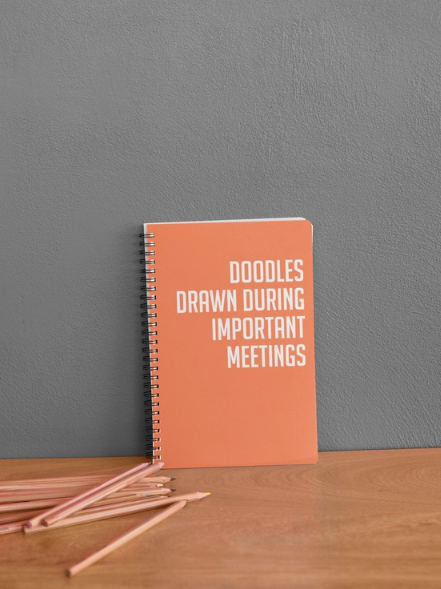 Funny Notebooks (12 Different Phrases - See Photos)