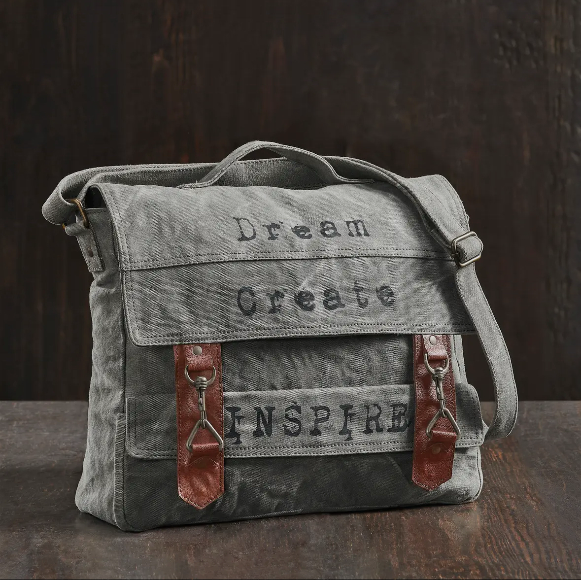 Dream Create Inspire Unisex Messenger Bag