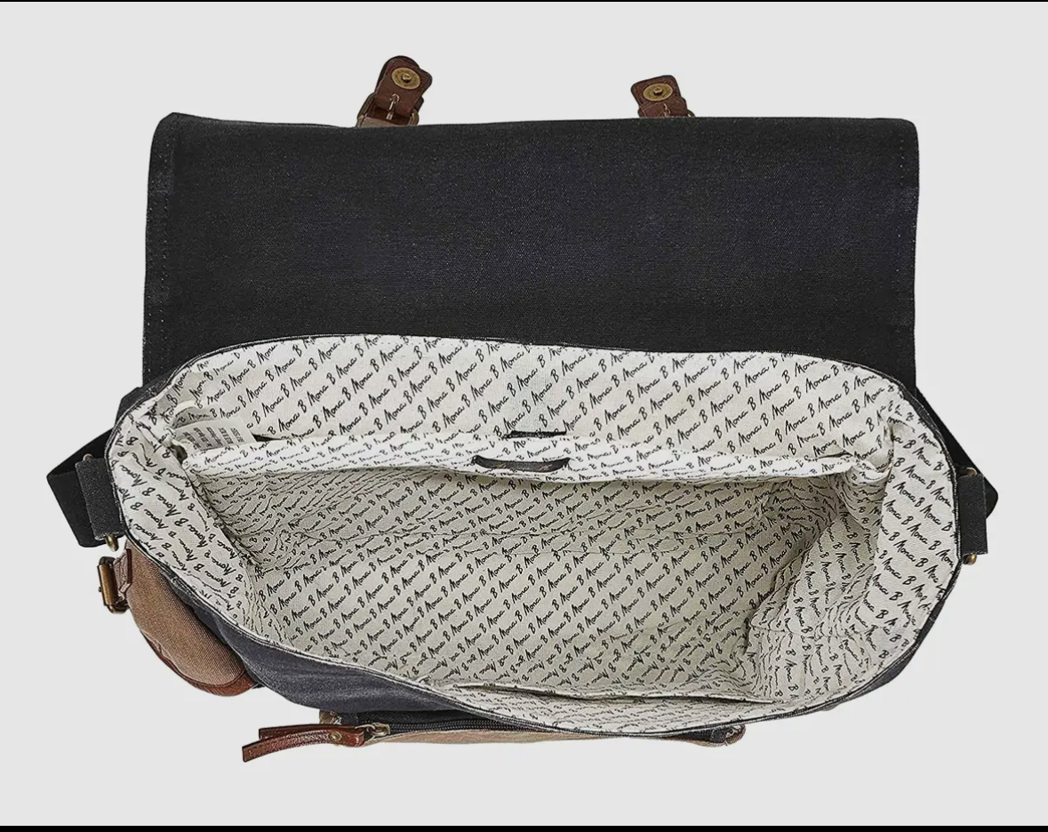 Sebastian Up-Cycled Unisex Messenger Bag