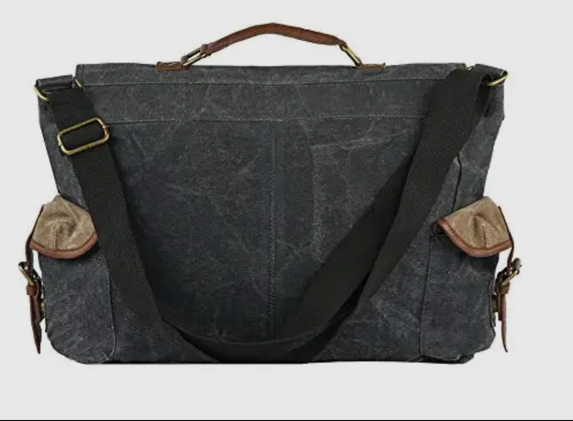 Sebastian Up-Cycled Unisex Messenger Bag