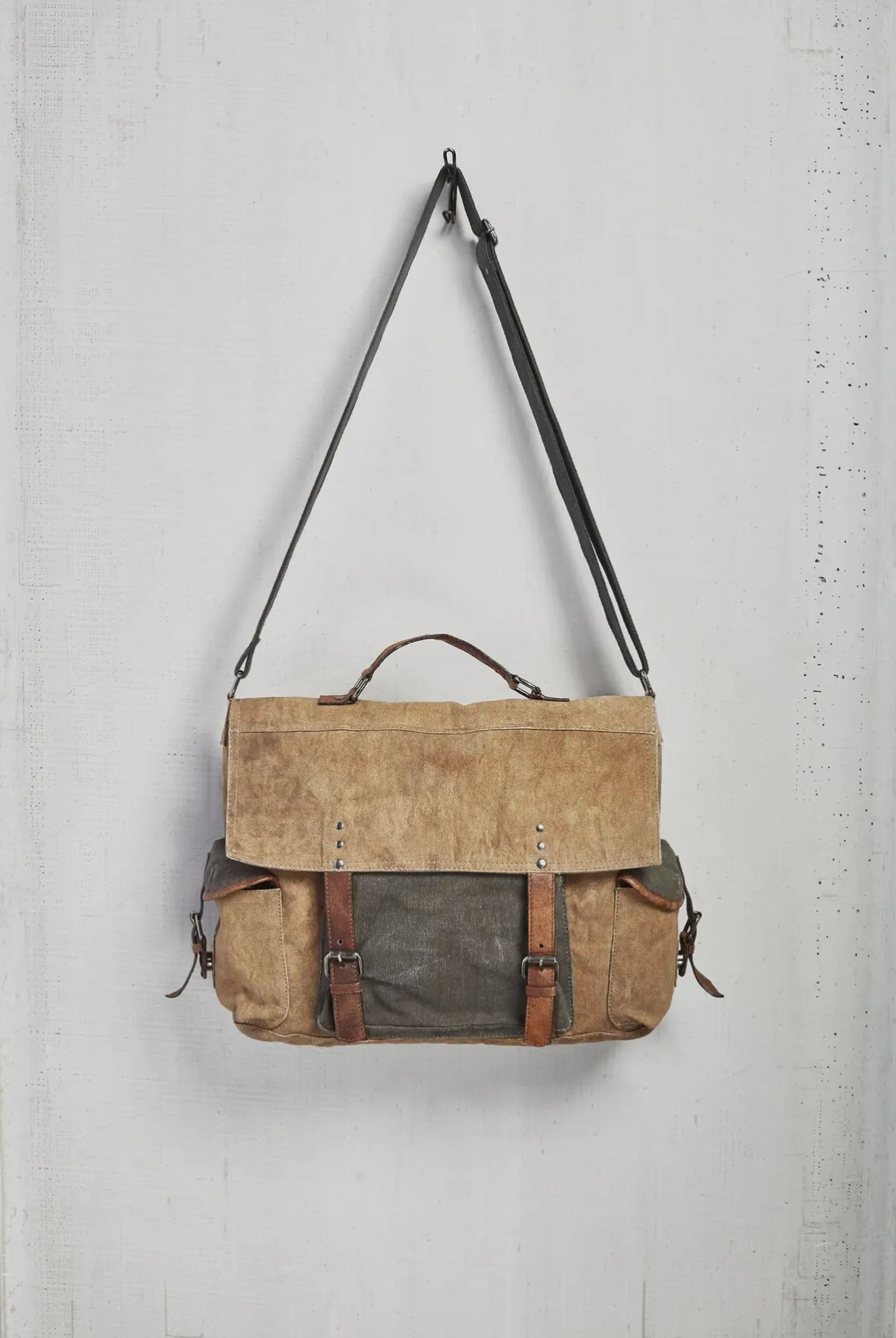 Sebastian Up-Cycled Unisex Messenger Bag