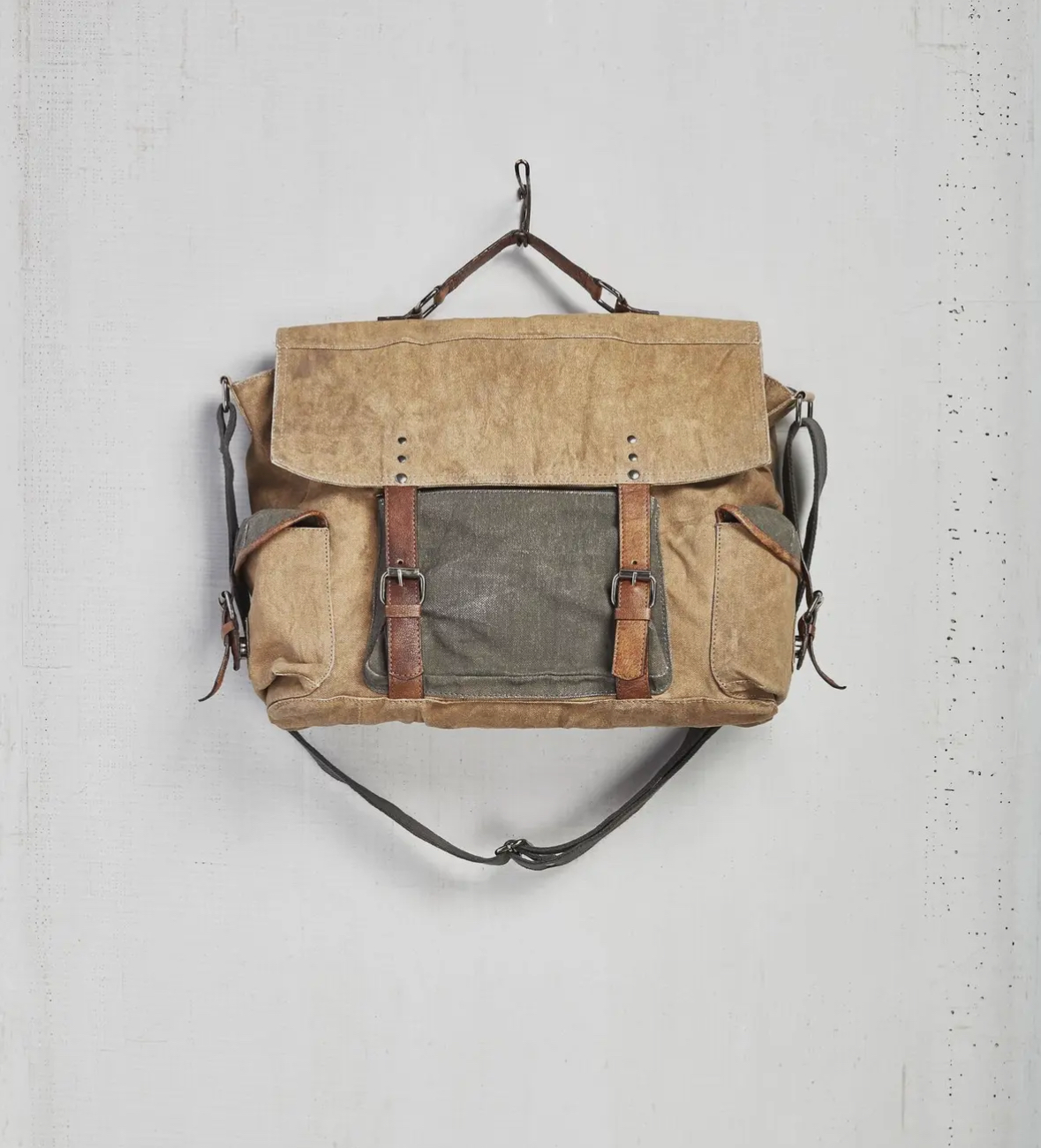 Sebastian Up-Cycled Unisex Messenger Bag