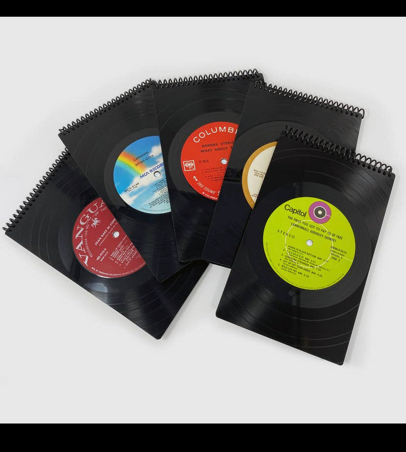 Vinyl Record Refillable Notepad Holder