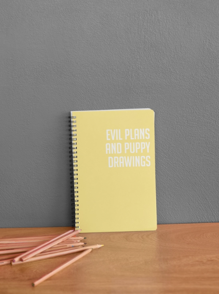 Funny Notebooks (12 Different Phrases - See Photos)